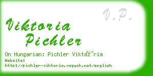 viktoria pichler business card